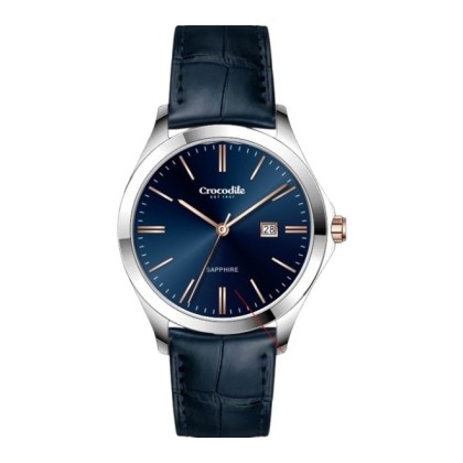 Crocodile CRDW5892.358 Blue Dial Leather Strap Women Watch